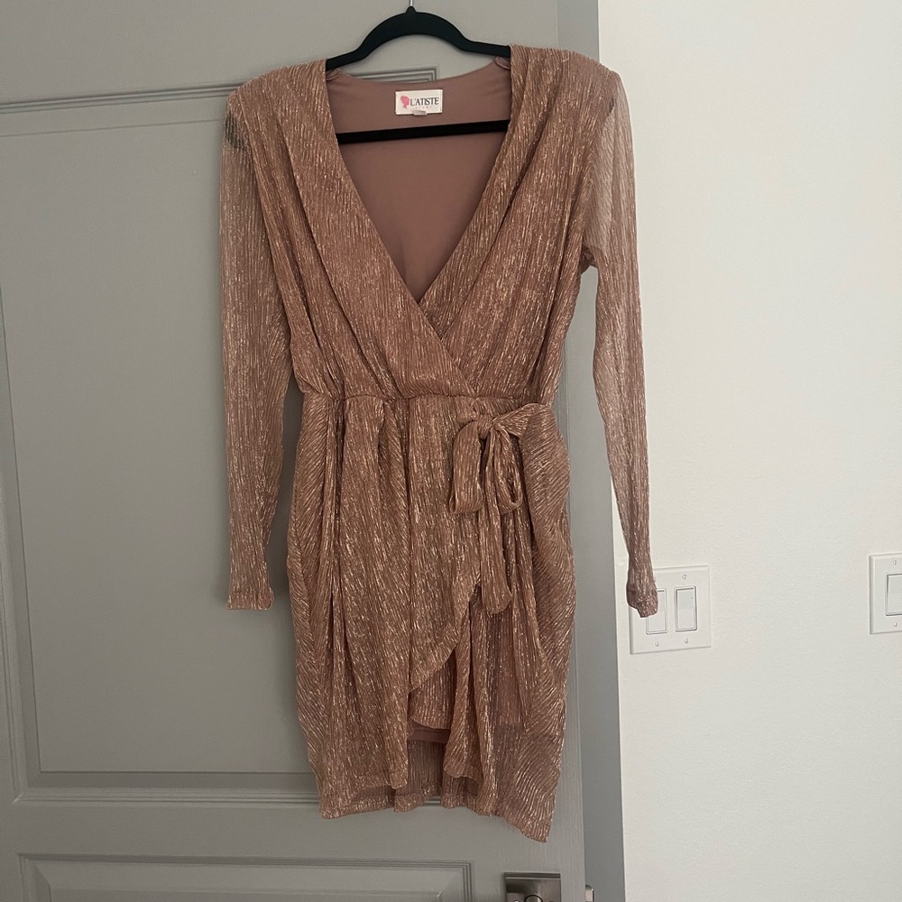 L’Atiste by Amy Gold shimmer dress